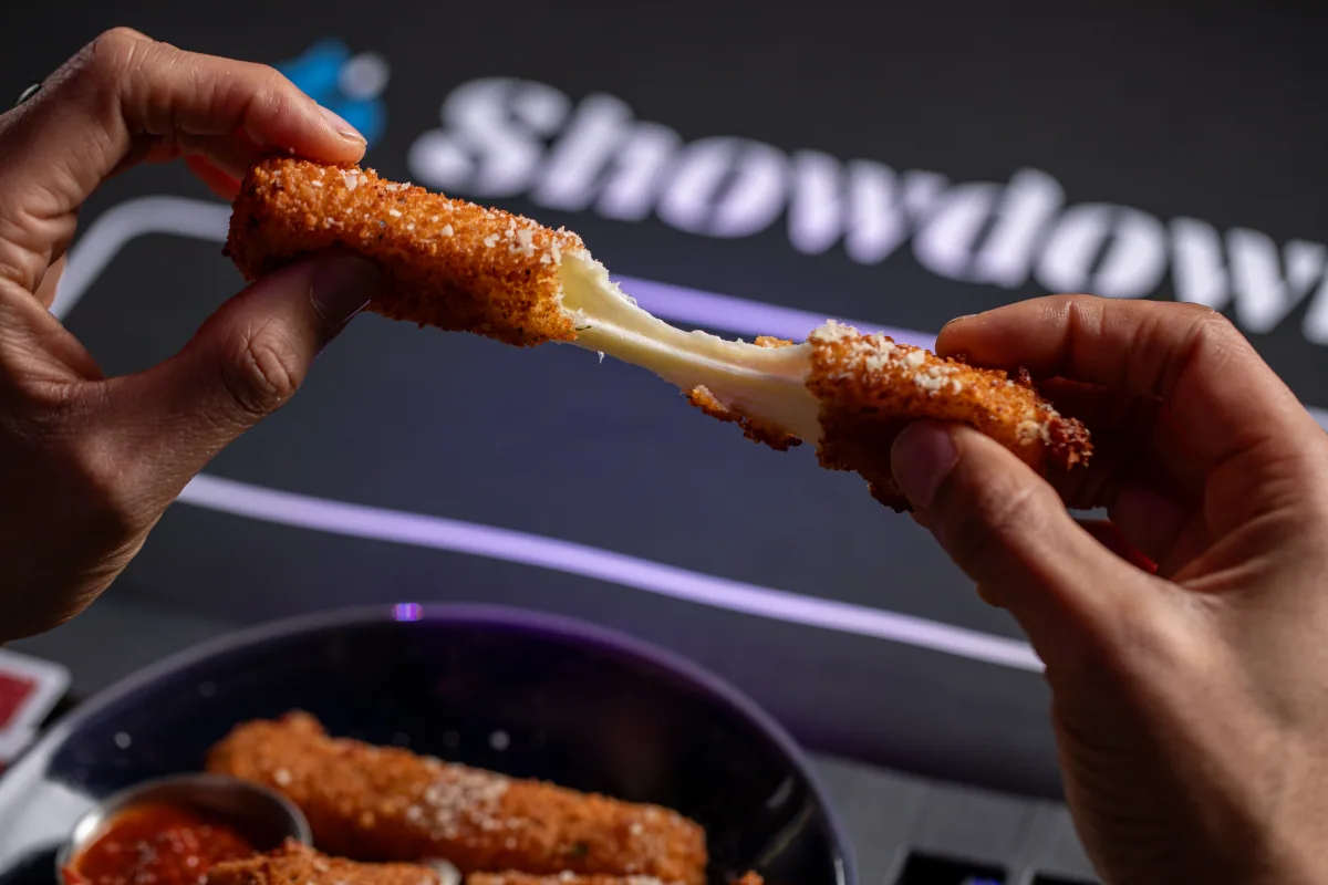 Mozzarella sticks from the Showdown Social kitchen