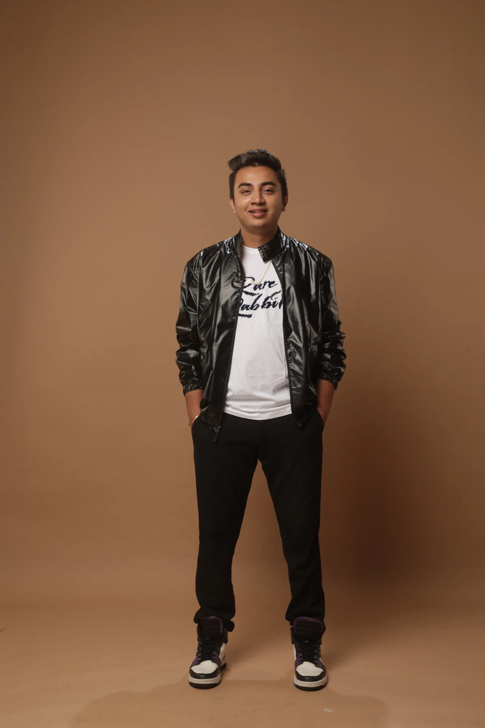 DJ Nelson in a black jacket